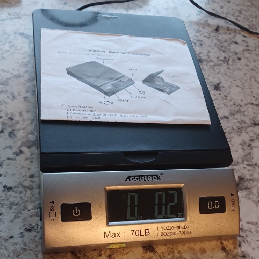 Digital Postal Scale ACCUTECK MAX 70 LBS. with Adapter